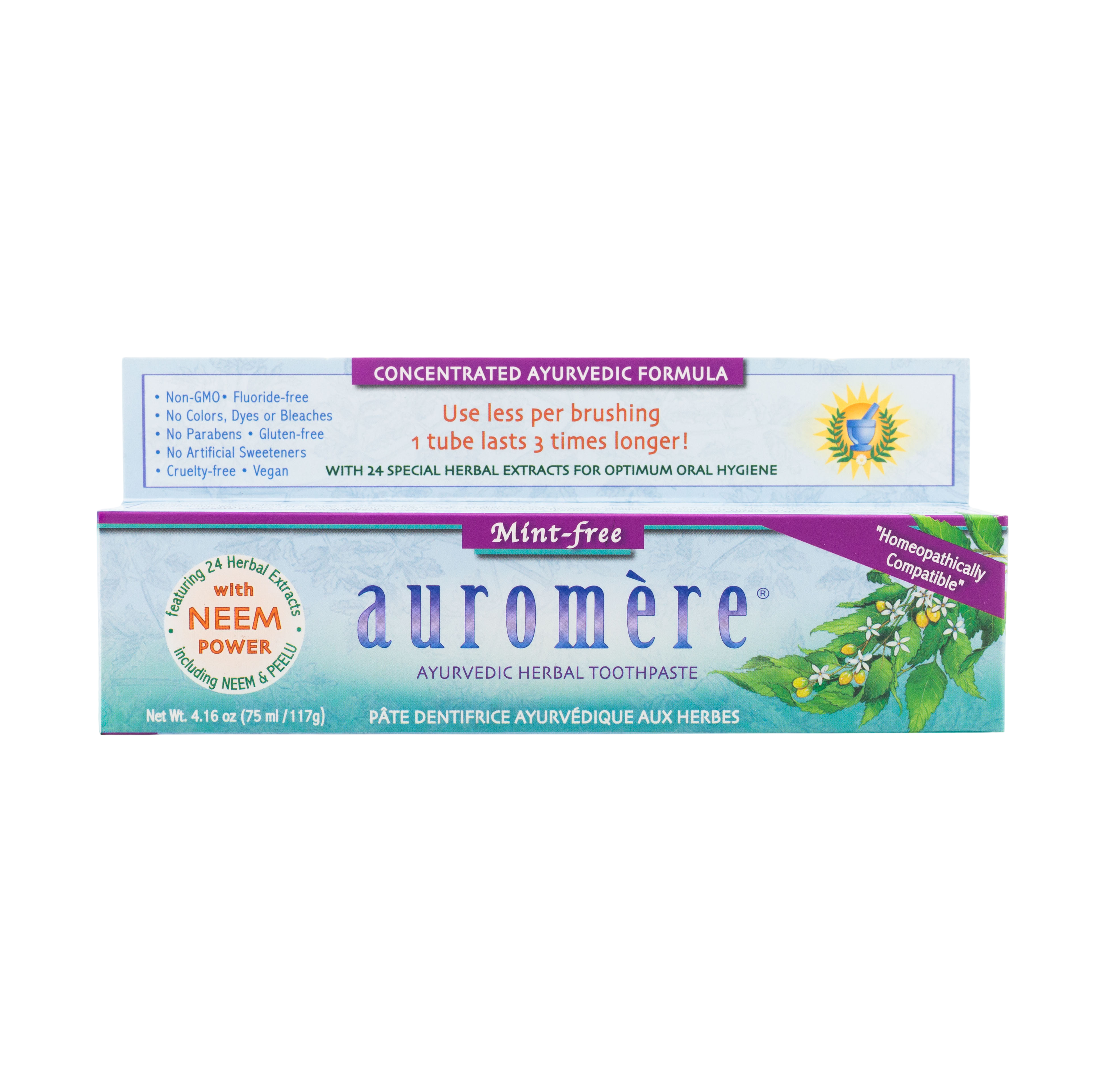 Auromere Toothpaste Mint Free at Happier Grocery
