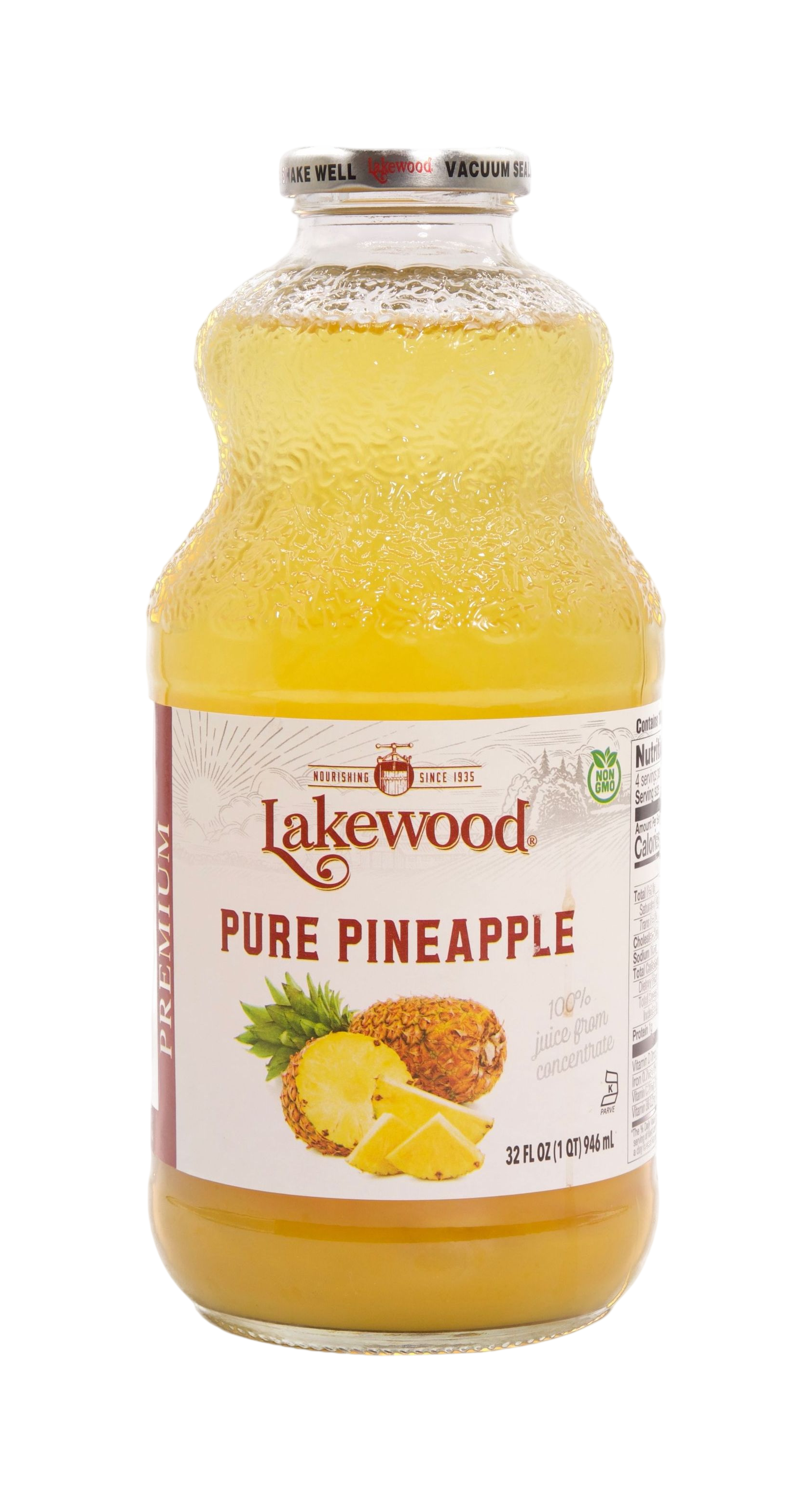 Lakewood Pineapple Juice 32oz at Happier Grocery