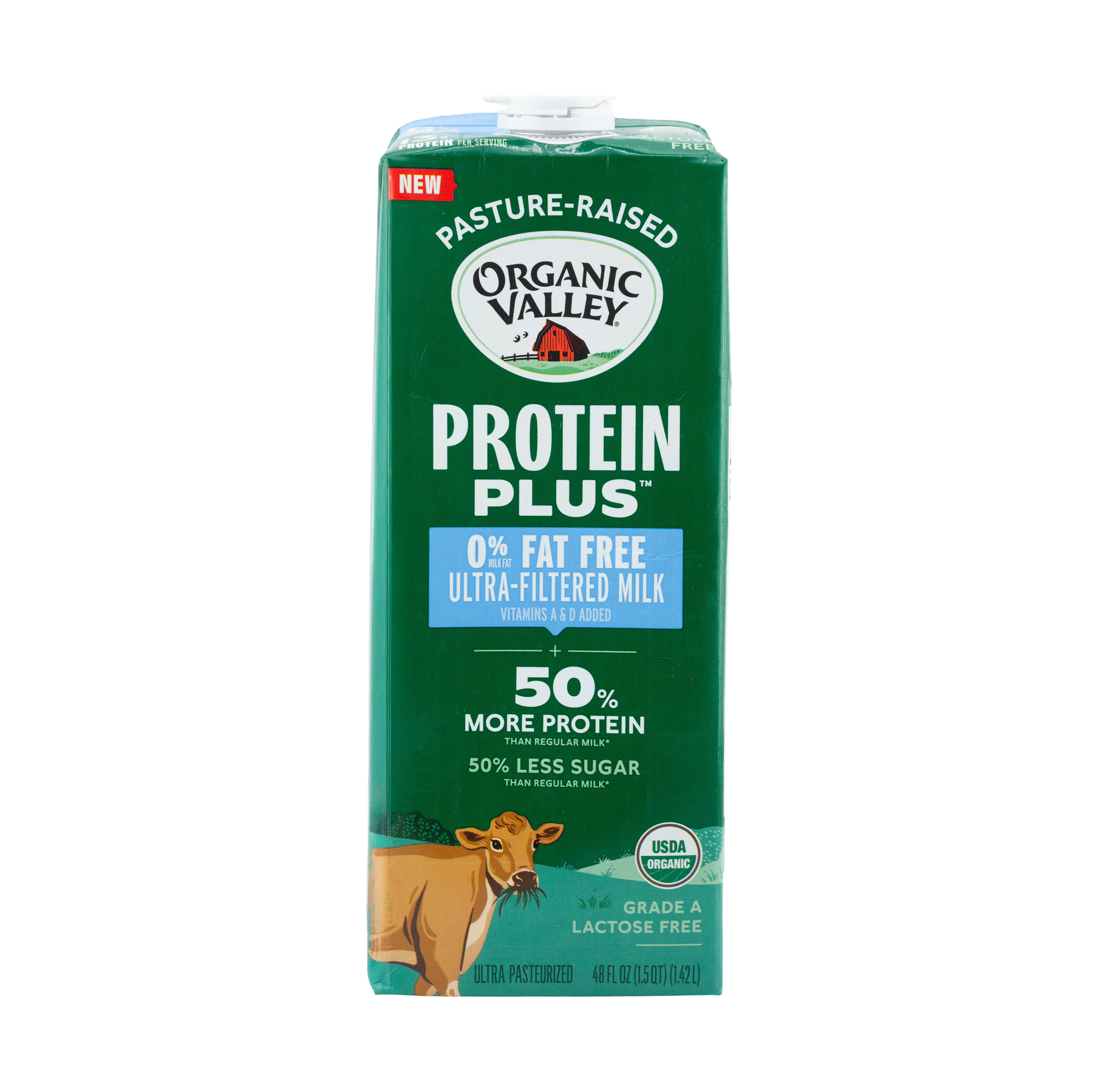 Organic Valley 0% Protein Plus Milk at Happier Grocery
