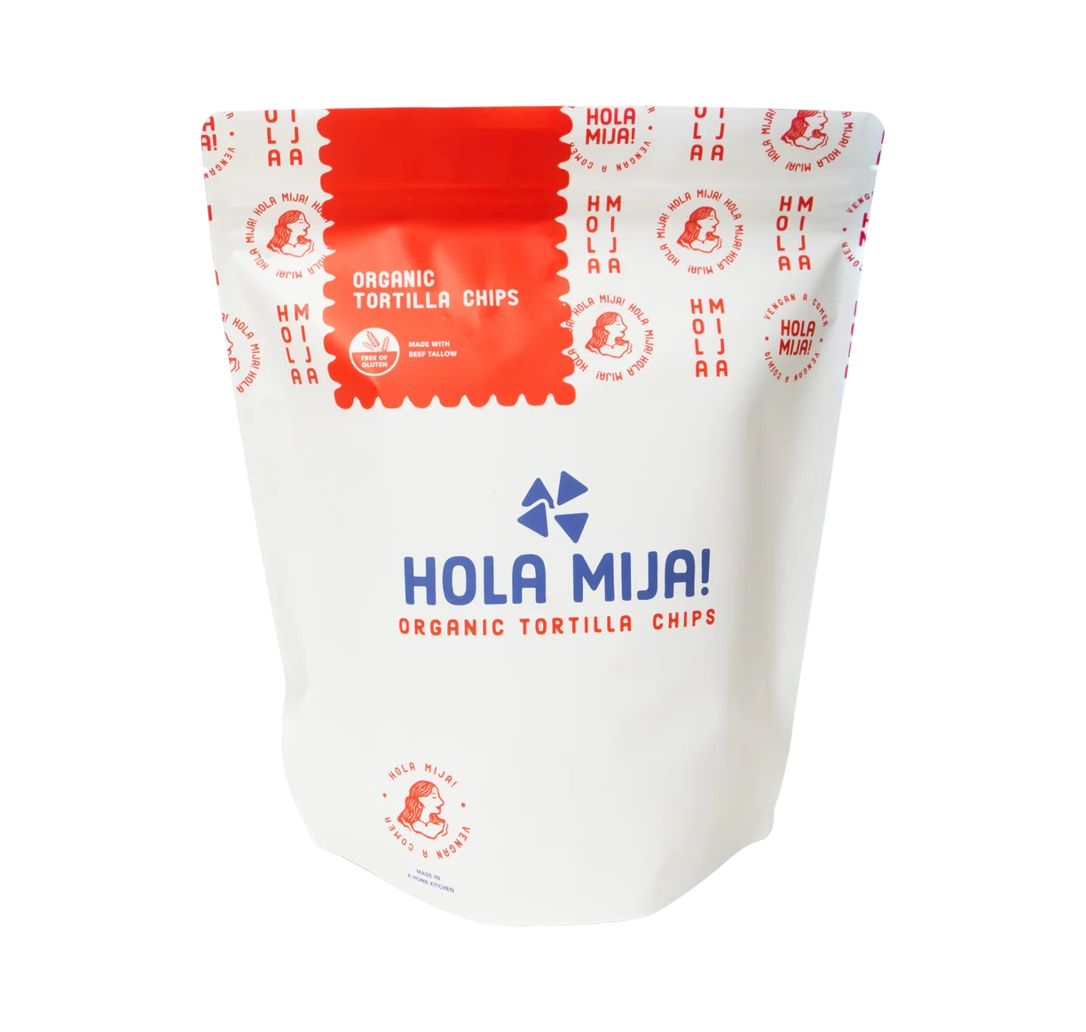 Hola Mija Beef Tallow Tortilla Chips at Happier Grocery