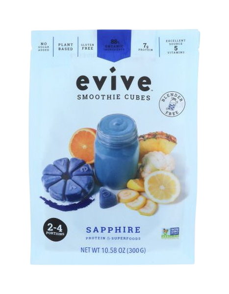 Evive Nutrition Sapphire Smoothie Cubes at Happier Grocery