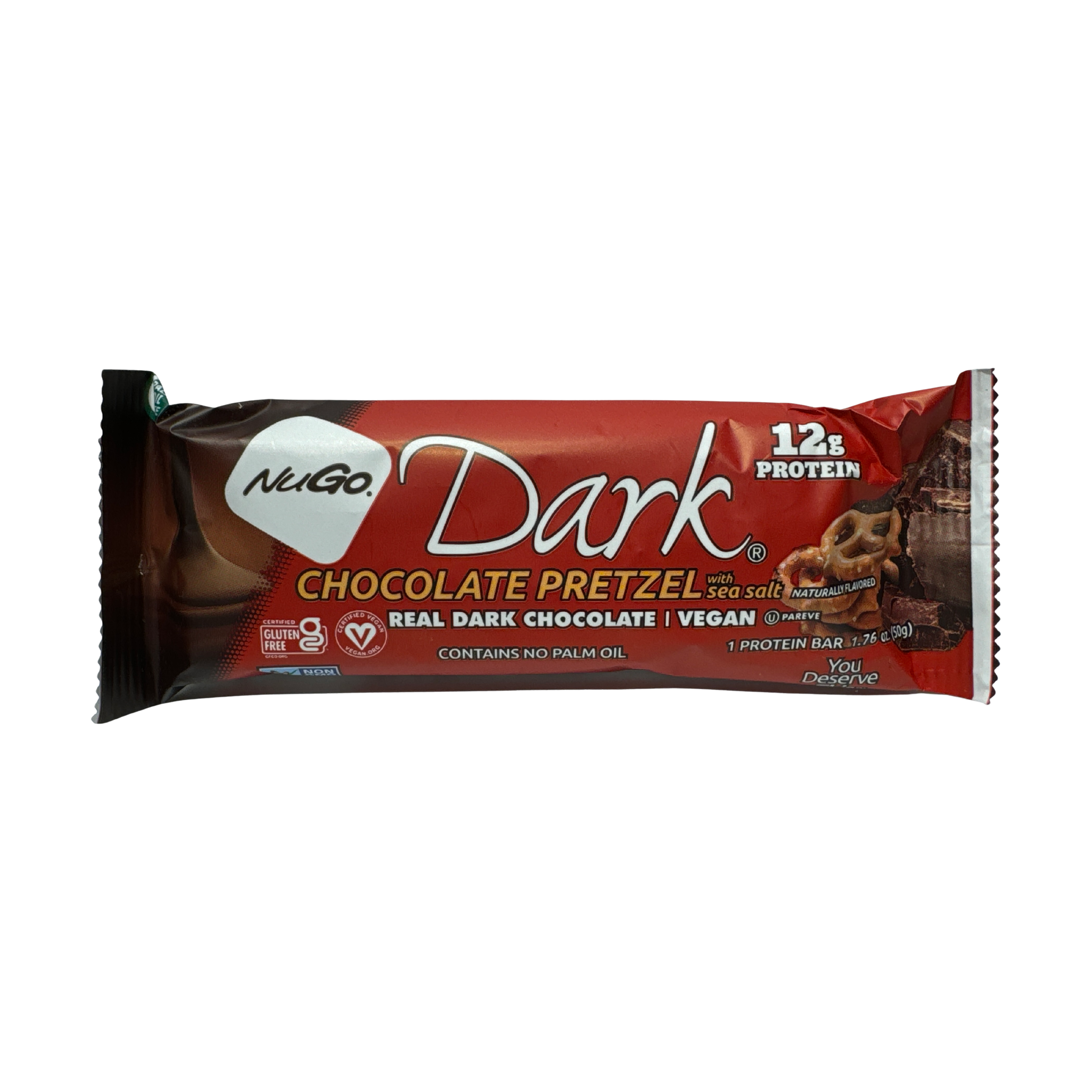 NuGo DkChoc Pretzel Nutri Bar at Happier Grocery