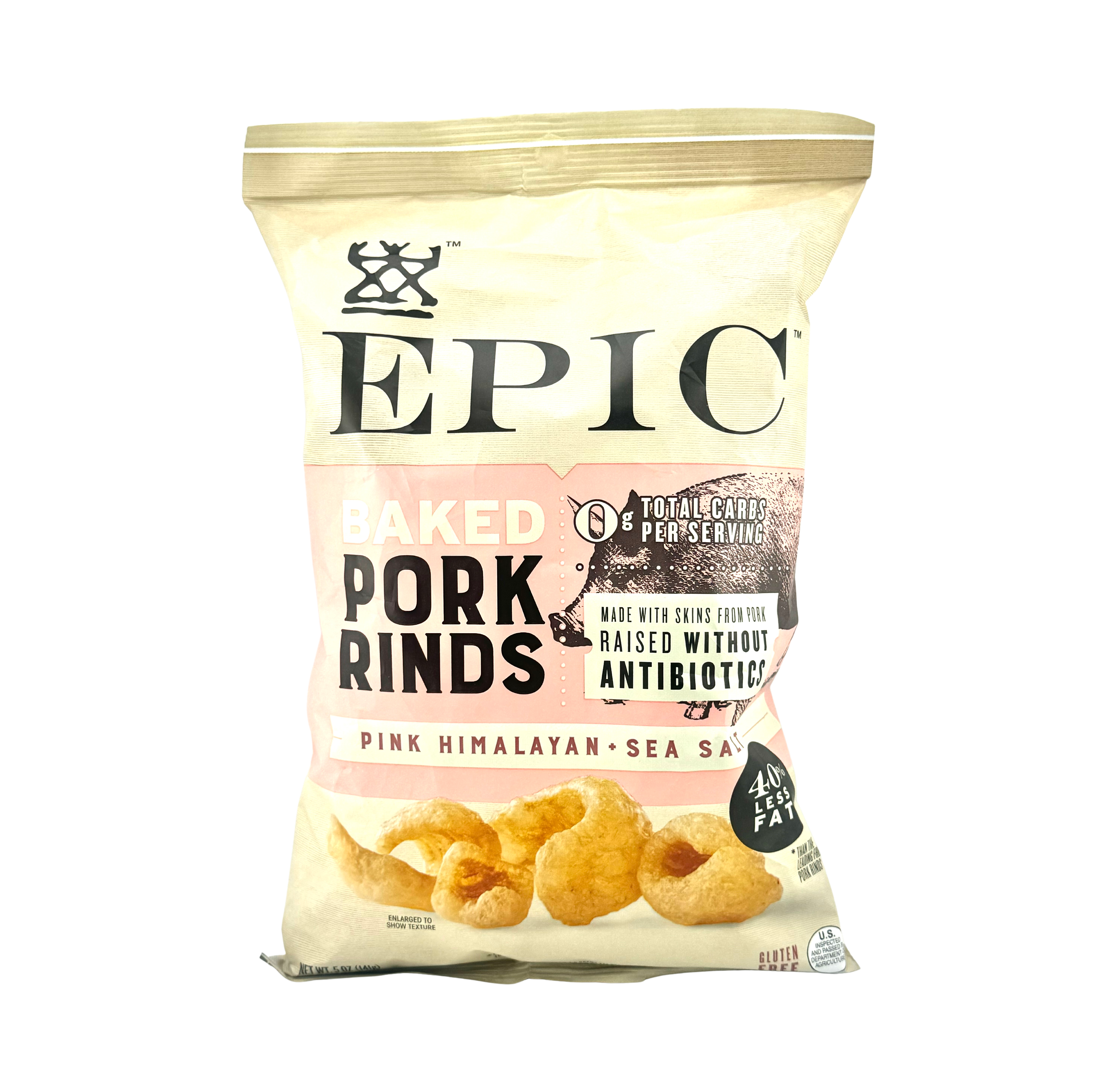 Epic 5oz Pink Him Pork Rinds at Happier Grocery