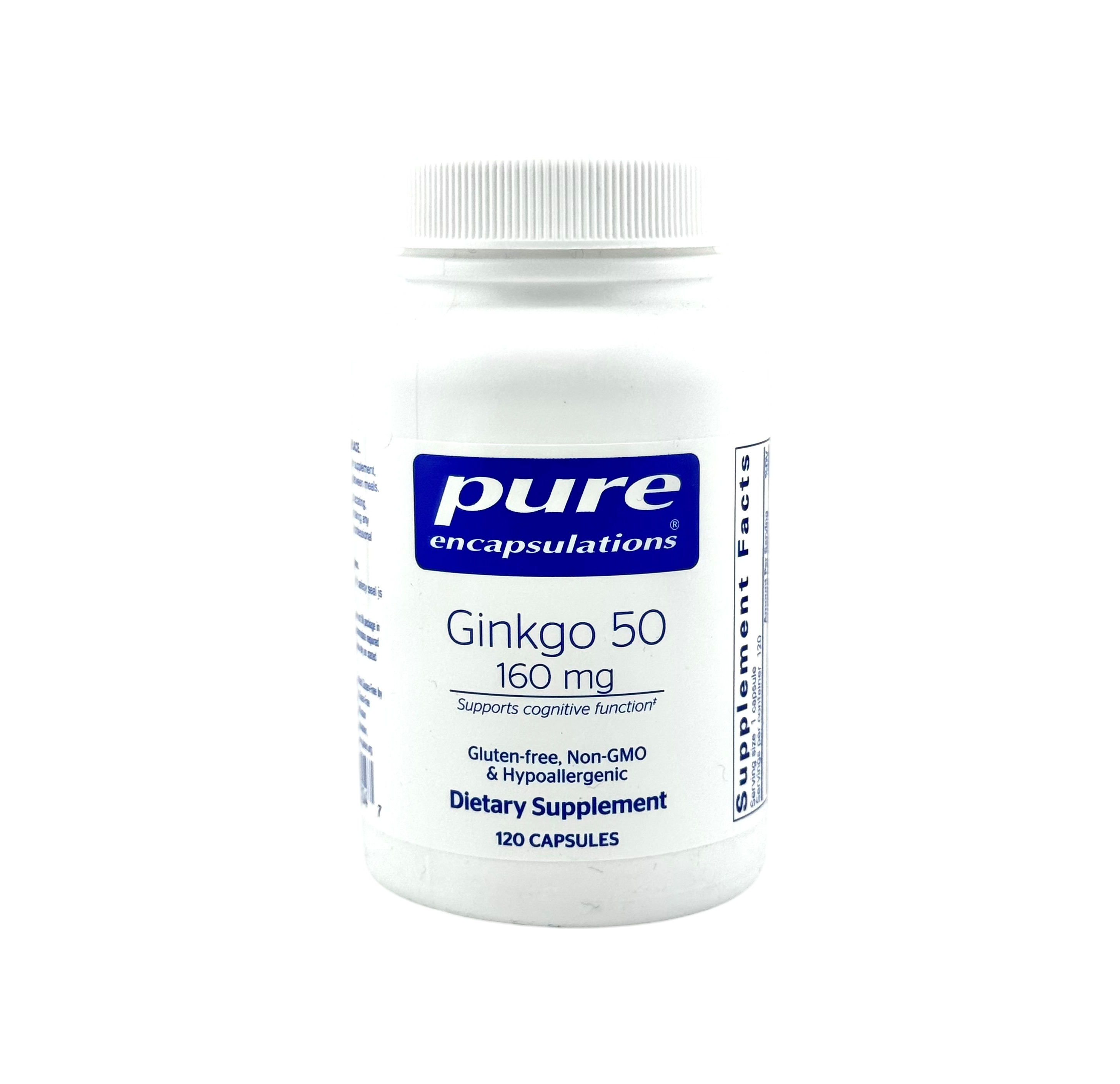 Pure Encapsul Ginkgo 50 160 at Happier Grocery