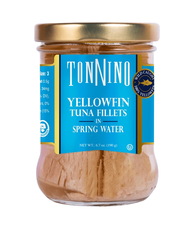 Tonnino FAD-Free Yellowfin Tuna Fillets in Spring Water