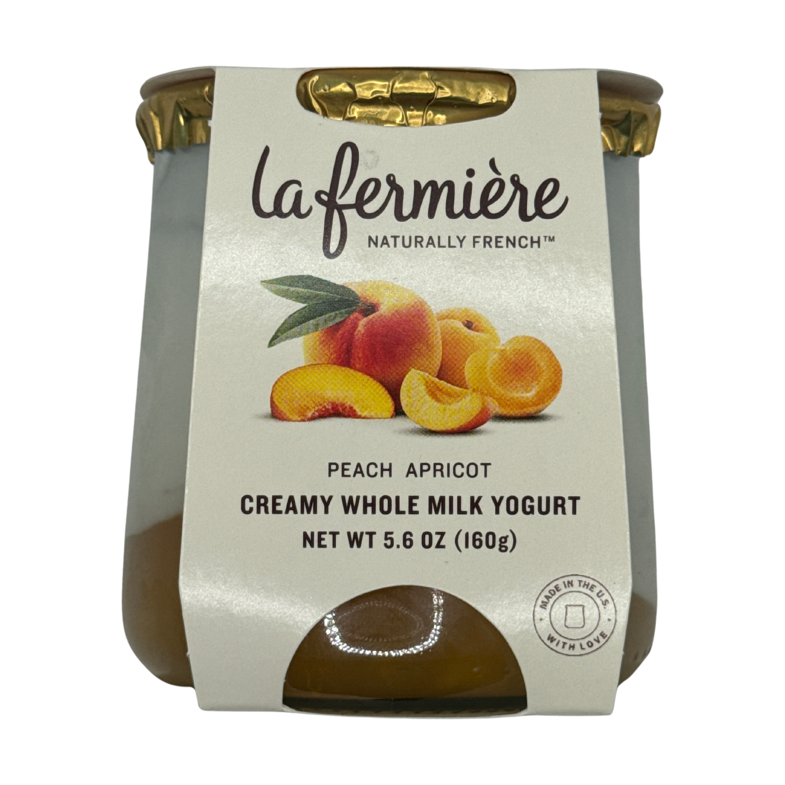 La Fermiere Peach Apricot Yogurt at Happier Grocery