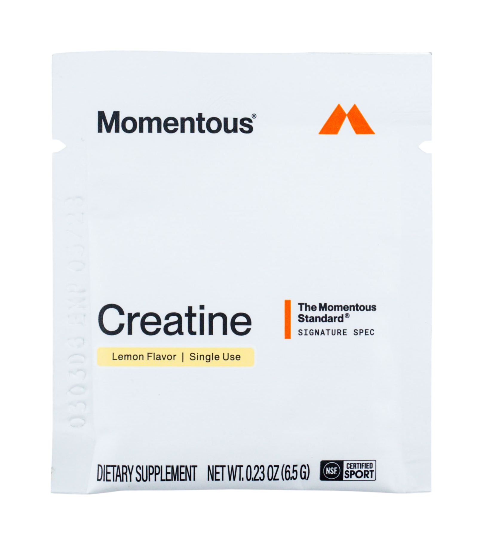 Momentous Creatine Lemon Sachet at Happier Grocery