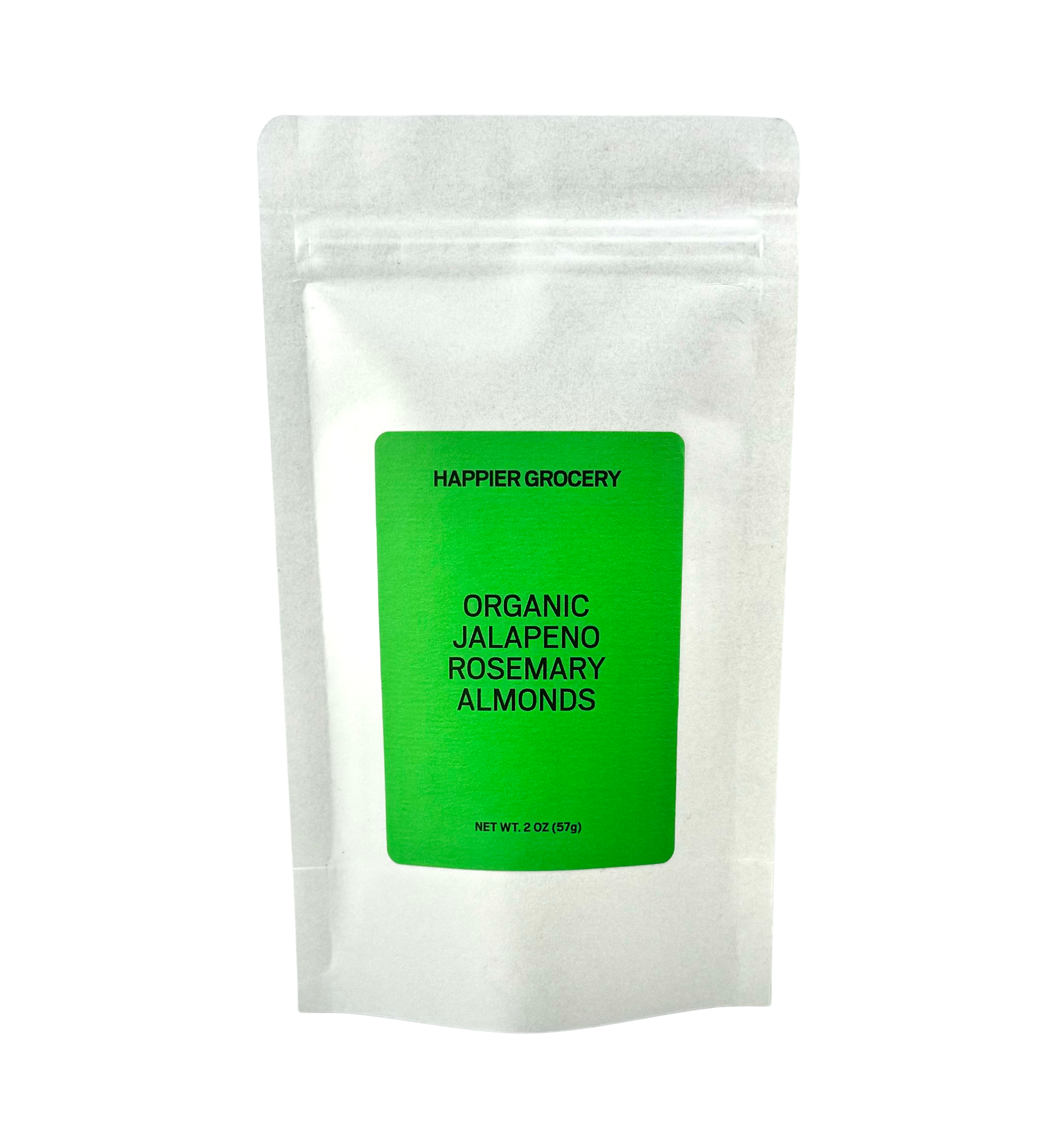 Organic Jalapeno Rosemary Almonds- 3.5oz at Happier Grocery
