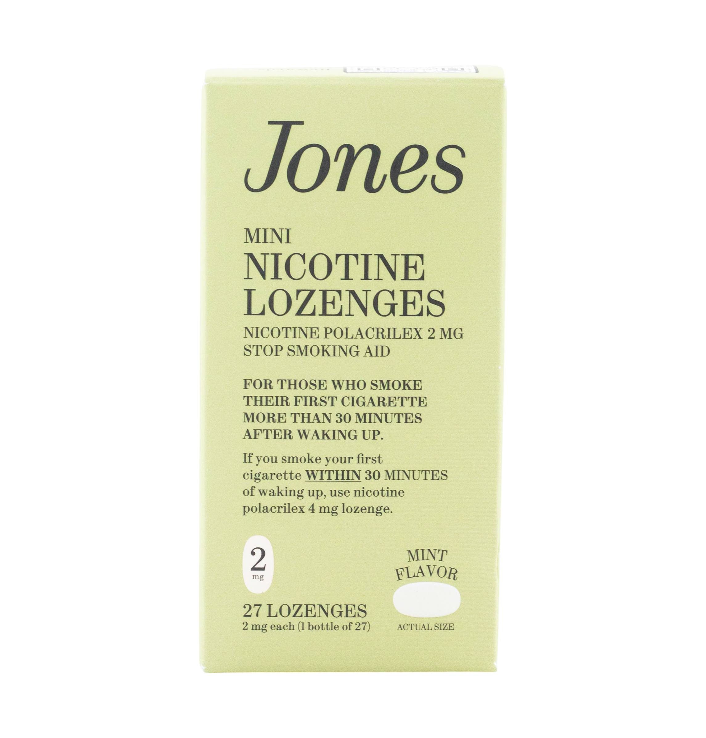 Jones 2mg Mints 27 Count at Happier Grocery