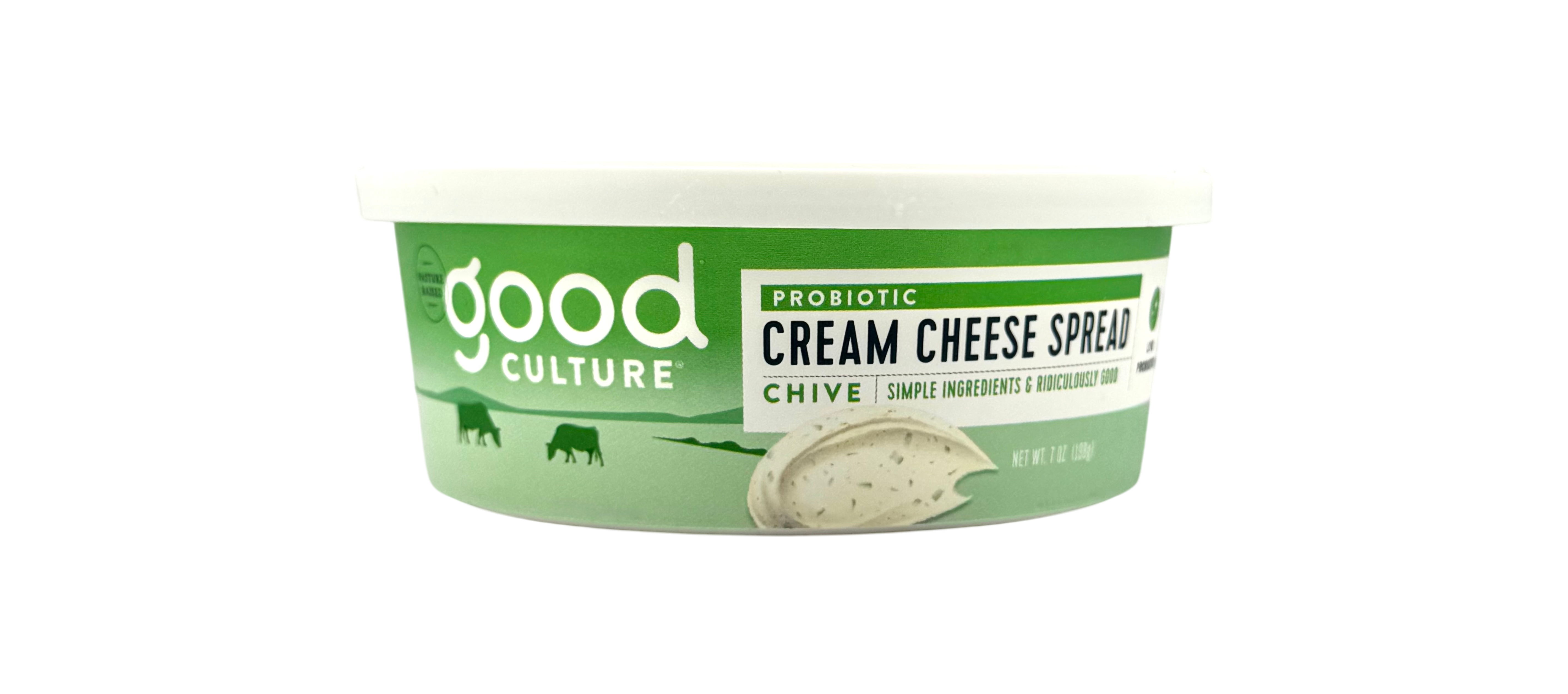 Good Culture Chive Cream Cheese at Happier Grocery