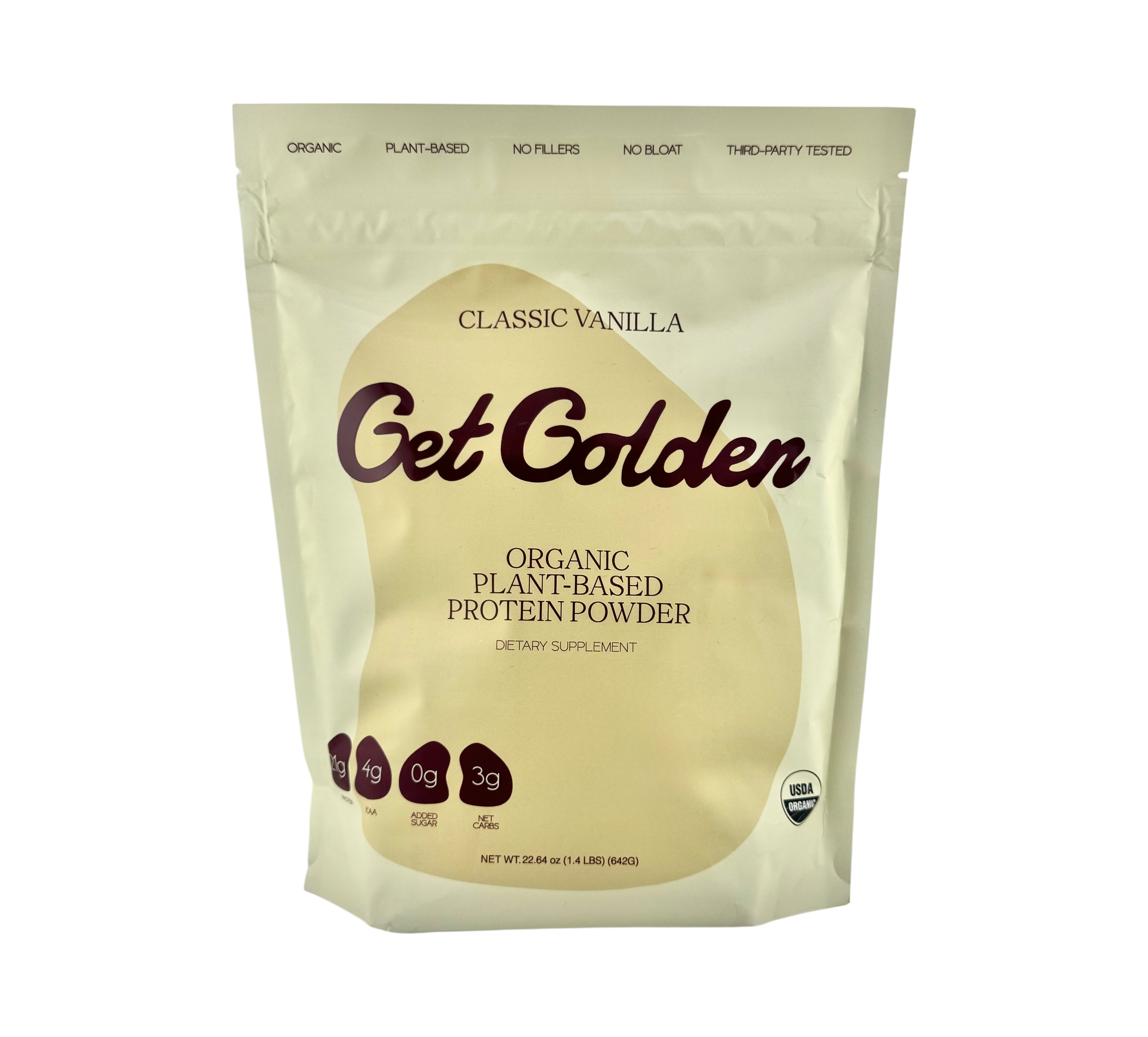 Get Golden Vanilla Plant Protein Powder at Happier Grocery