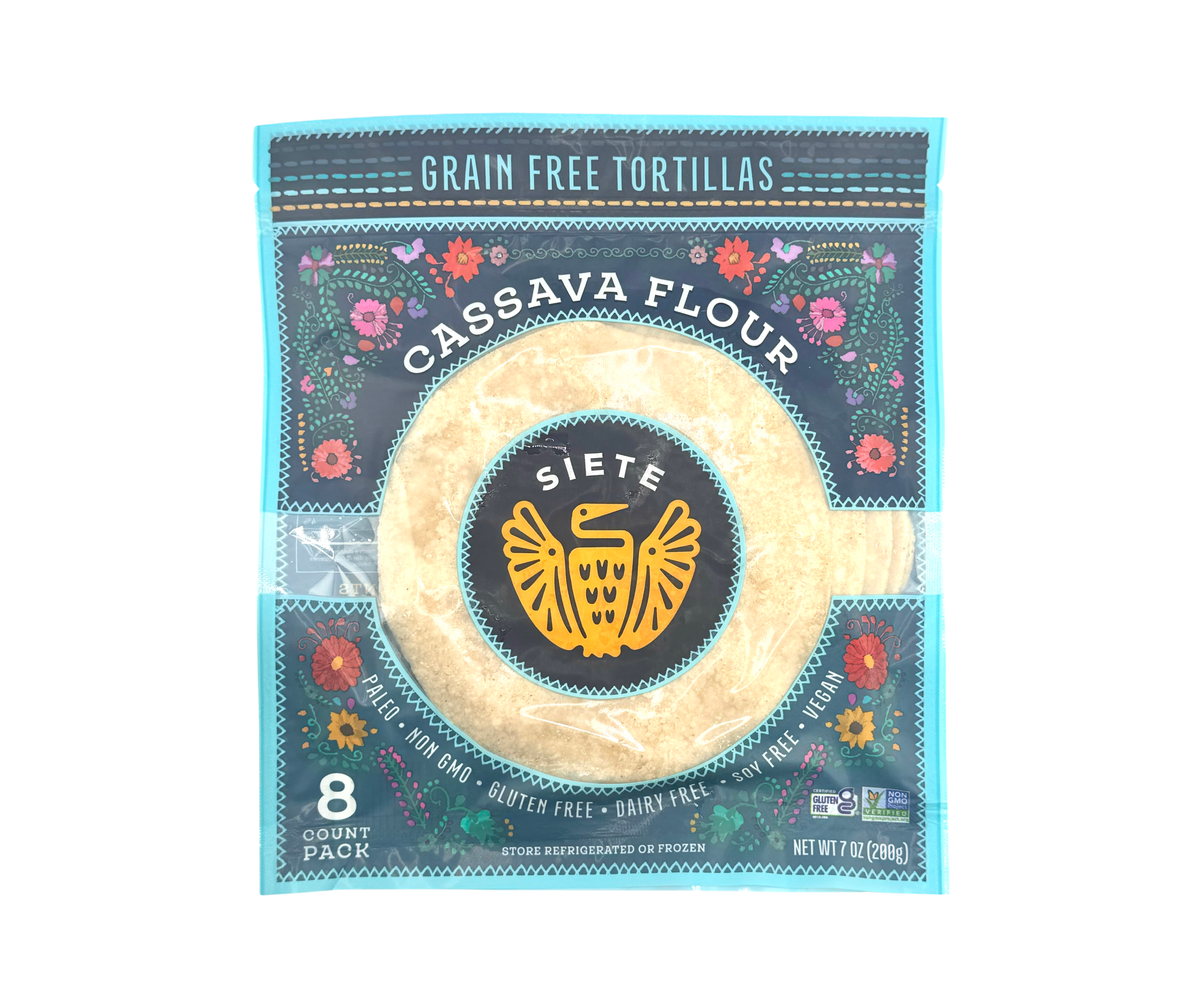 Siete Cassava & Coco Tortillas at Happier Grocery