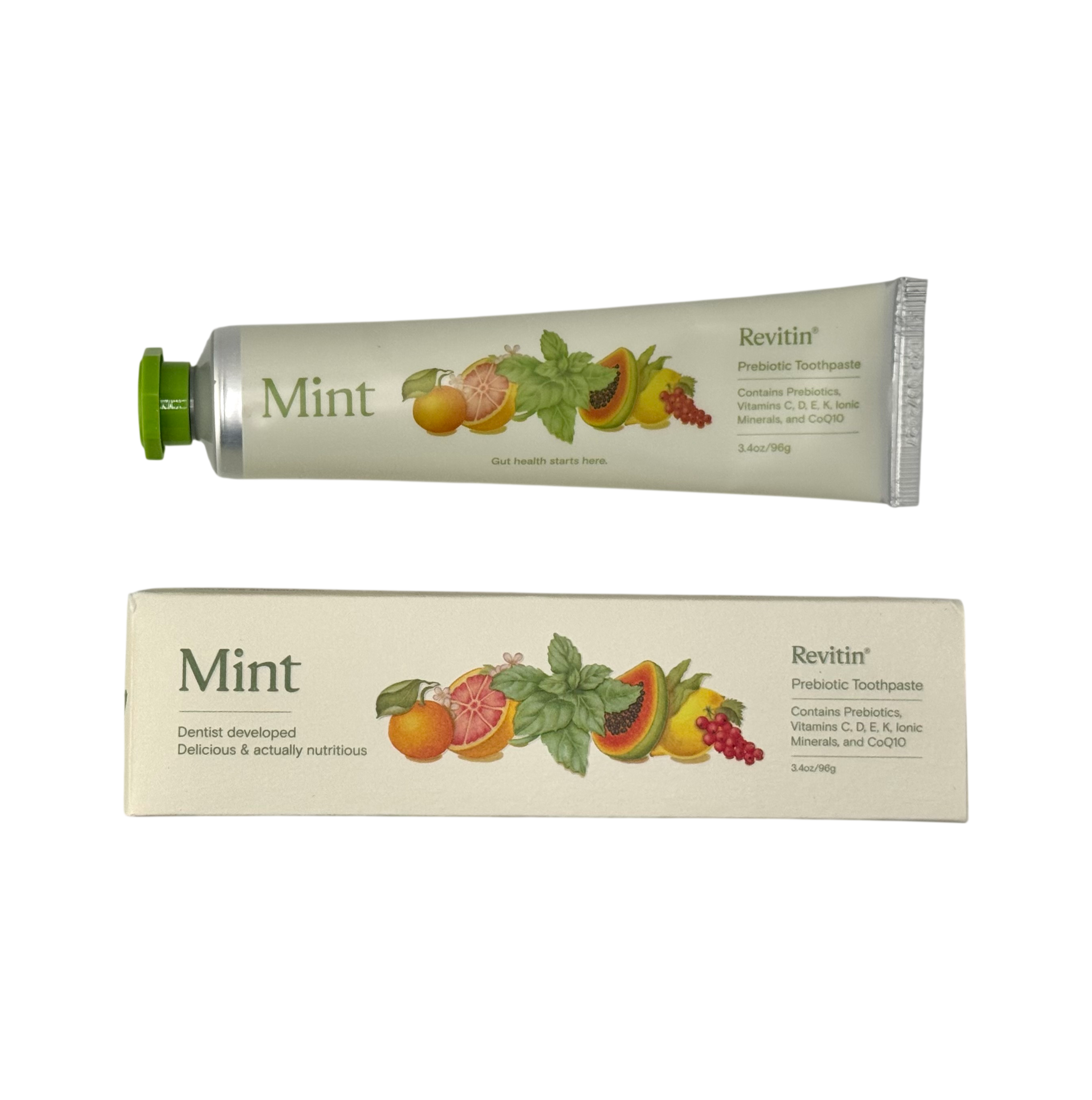 Revitin Mint Prebiotic Toothpaste at Happier Grocery